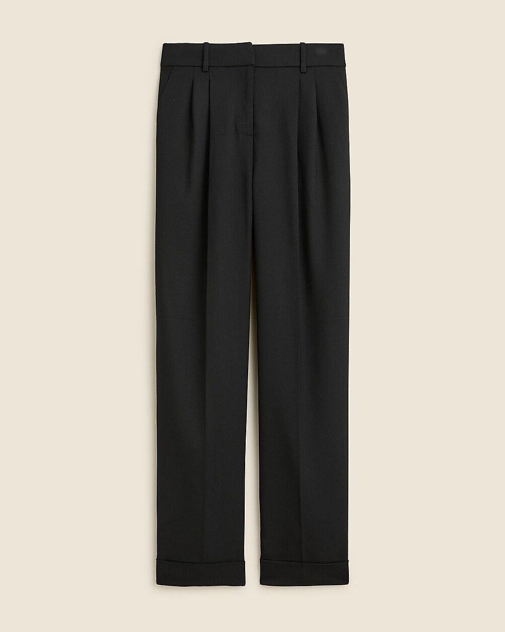 Tall wide-leg essential pant in Italian city wool blend | J. Crew US
