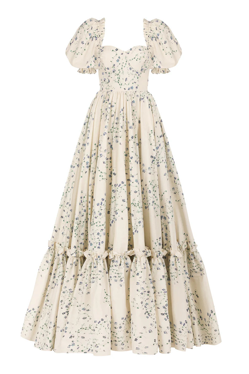 The Blue Vine Ritz Gown | Selkie Collection