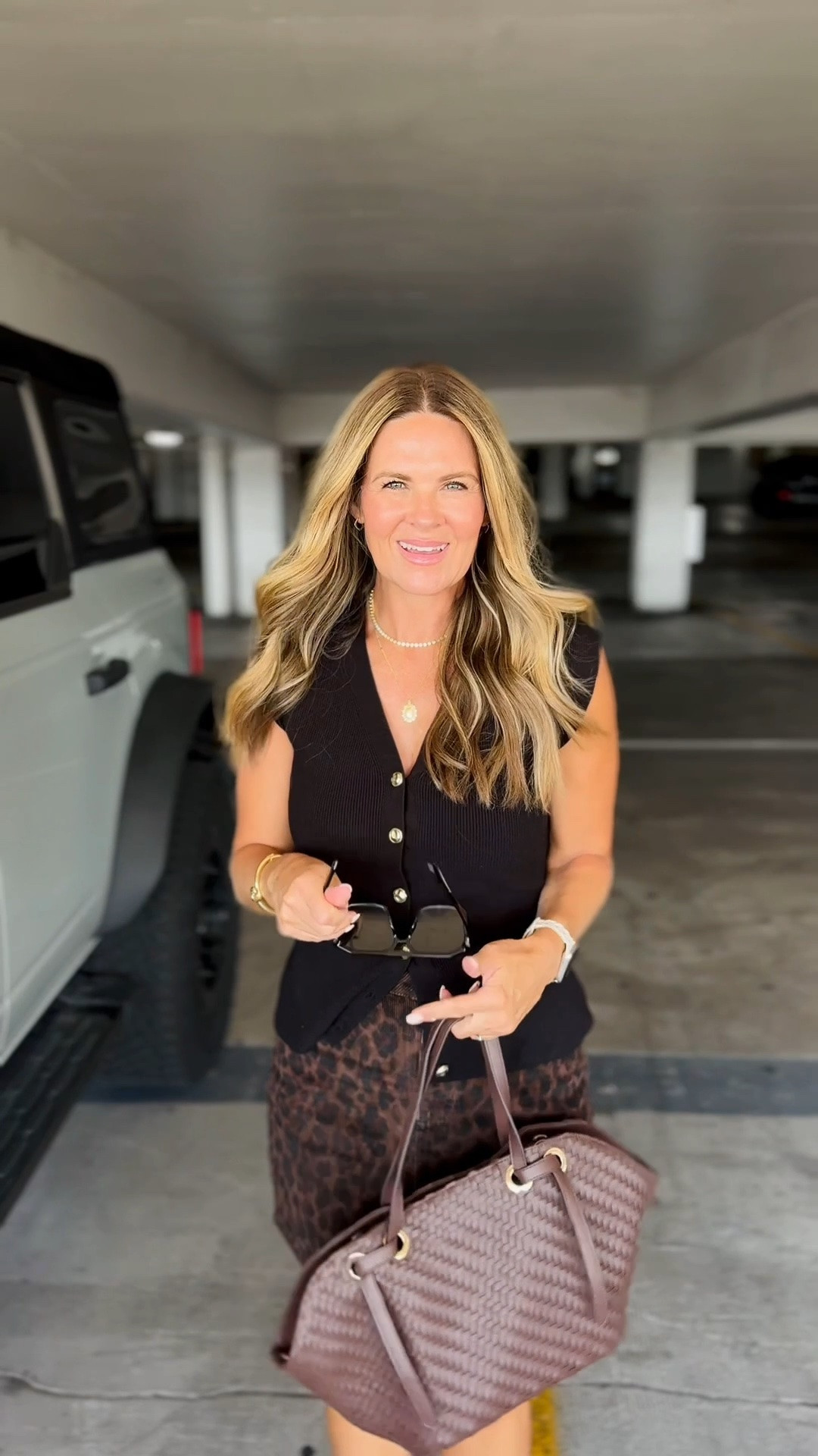 Pre fall is a fave! Cute fall trends but it’s still warm outside. I love this outfit just for that! And it’s all Walmart! I’m wearing medium in the sweater vest. I’d say it’s true to size, a 4 in the corduroy skirt (also true to size). 
@Walmart

#LTKootd #LTKOver40 #LTKSeasonal