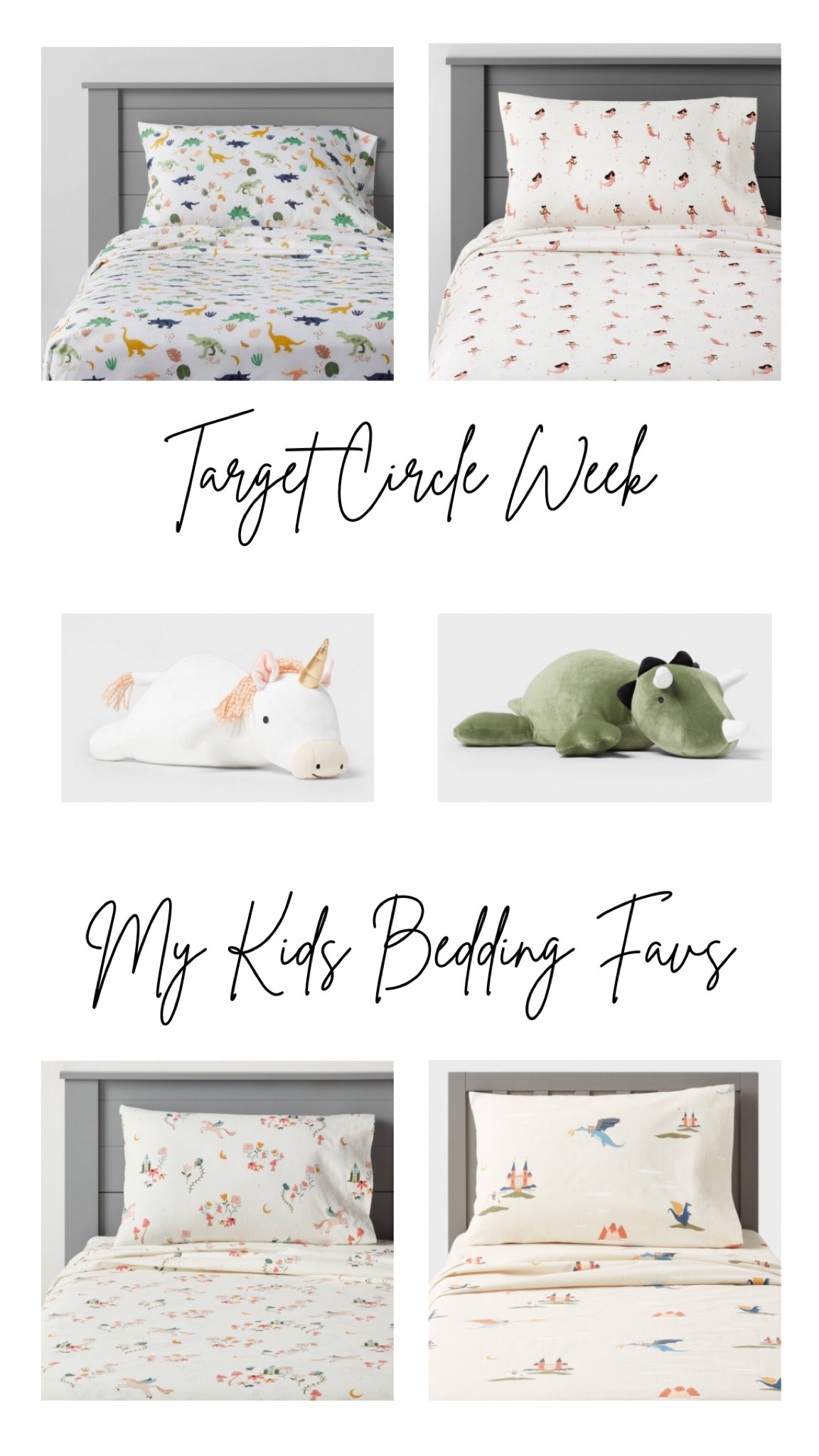 We’ve officially entered the unicorn/mermaid and dinosaur/cars eras in our house. And thank G for Target because they’ve got all the bedroom goodies for my kids and their current favs. And bonus — it’s all discounted this week!

#LTKSummerSales #LTKKids #LTKHome