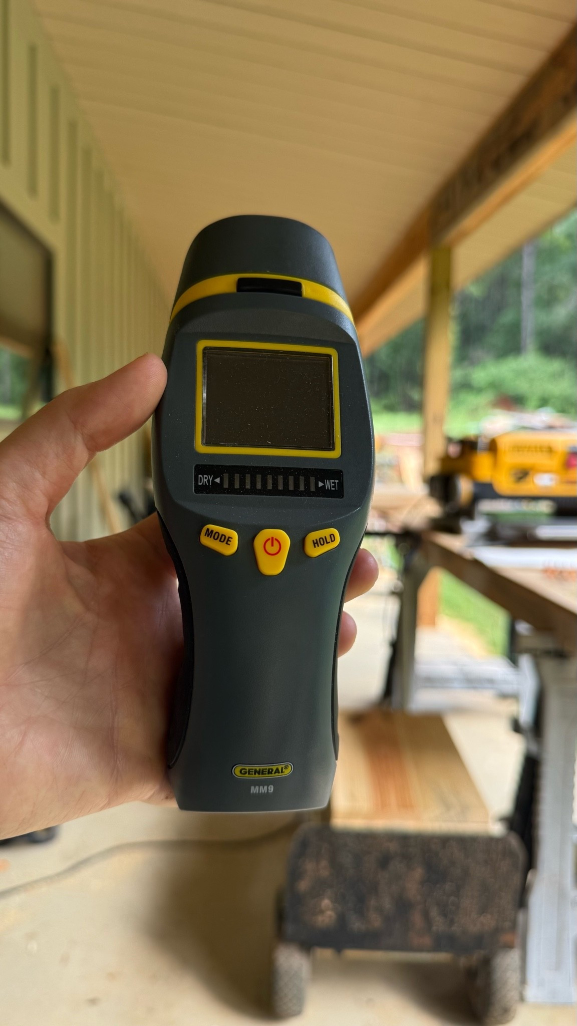 Moisture meter for wood and mold detection