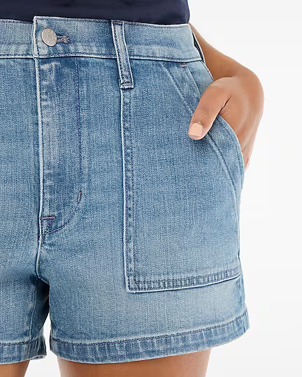 Utility denim short | J.Crew Factory