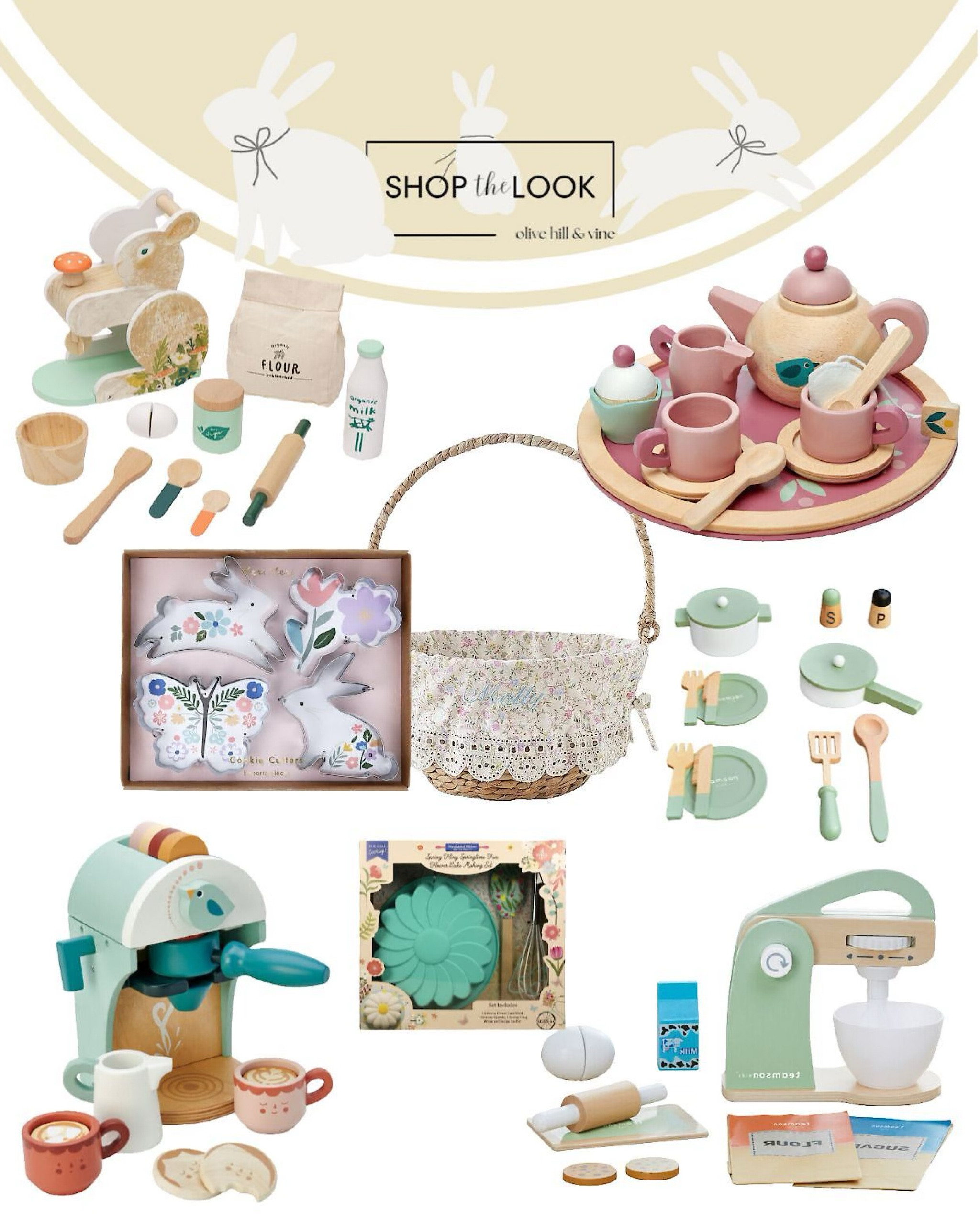 Transform Easter into an enchanting adventure with our curated wooden playsets! Spark creativity with a tea time set, whisk up fun with a bunny baking set, brew imagination with a bistro coffee set, and cook up delightful stories with a complete kitchen playset. The perfect blend of whimsy and wonder! 

#LTKSeasonal #LTKkids #LTKSpringSale