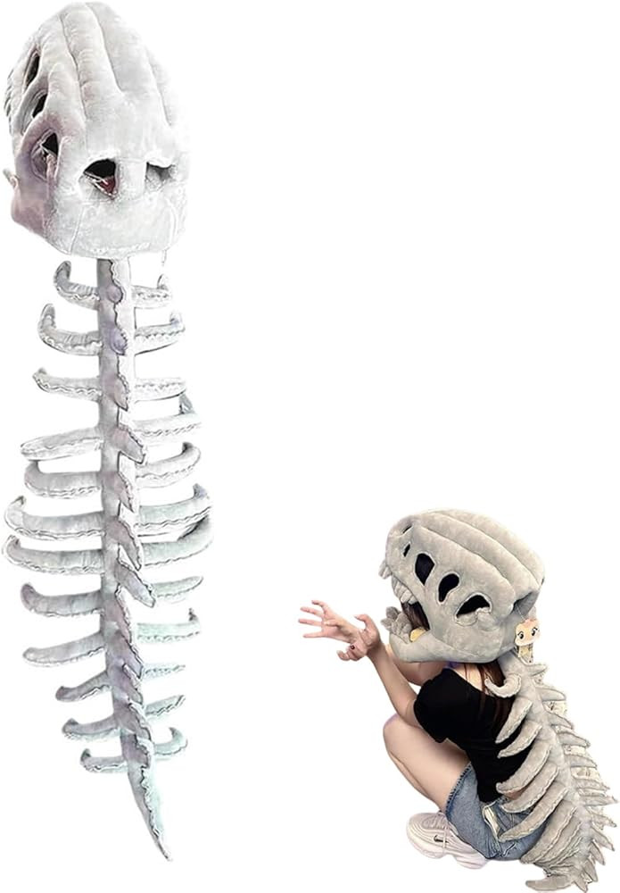 Dinosaur Costume-3D Skeleton Design,Realistic Halloween Dinosaur Skeleton Costume,Themed Skull Co... | Amazon (US)