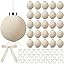 Wettarn 3.15 Inch Velvet Christmas Ornaments Balls Sets for Christmas Tree, Includes Velvet Balls... | Amazon (US)