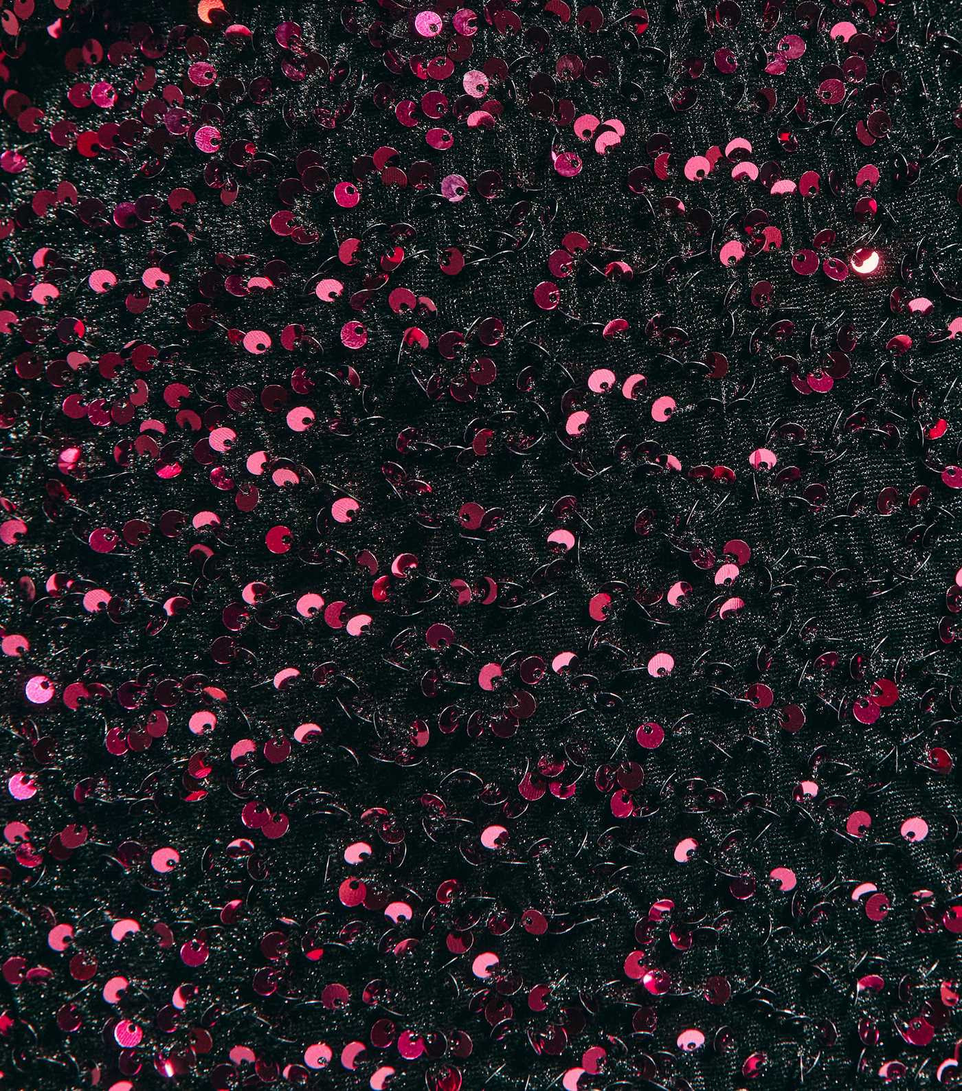 Burgundy Velvet Sequin Embellished Midi Skirt | New Look | New Look (UK)