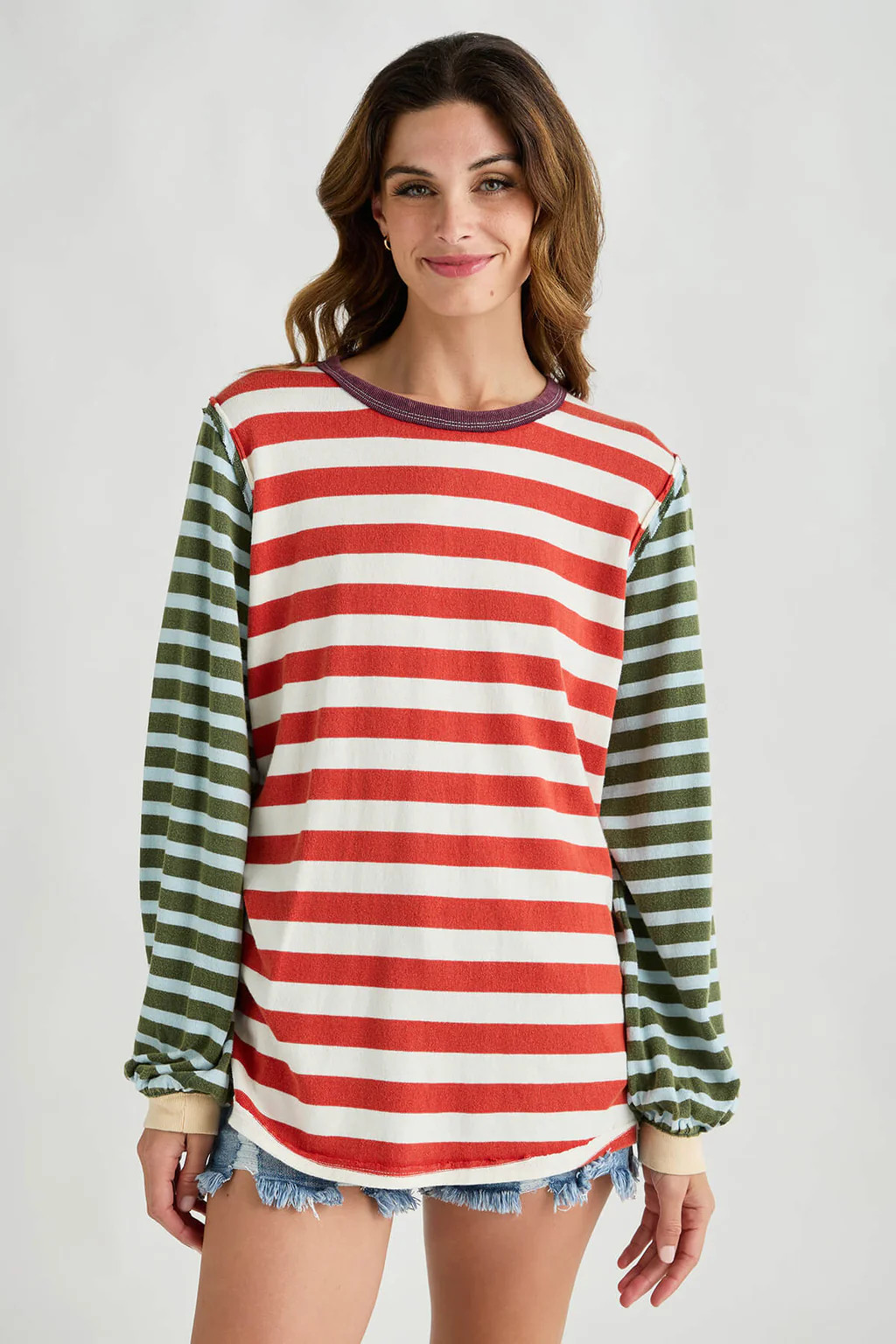 Free People Sawyer Stripe Tee | Social Threads