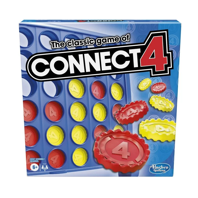 The Classic Game of Connect 4; Game for 2 Players; for Kids Ages 6 and Up - Walmart.com | Walmart (US)