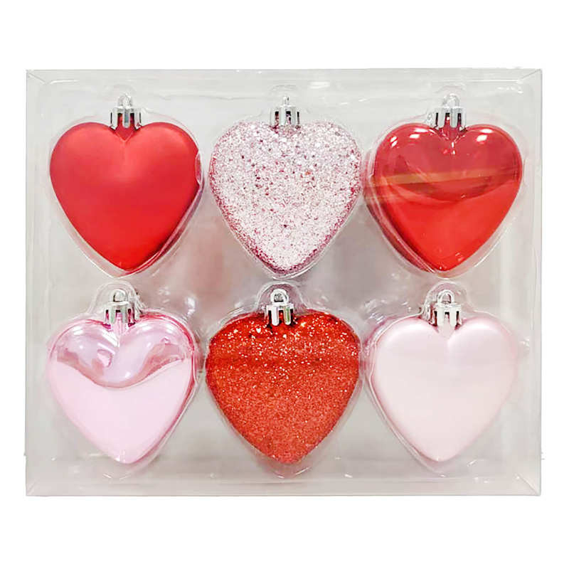 12-Count Red & Pink Heart Bowl Filler, 60mm | At Home