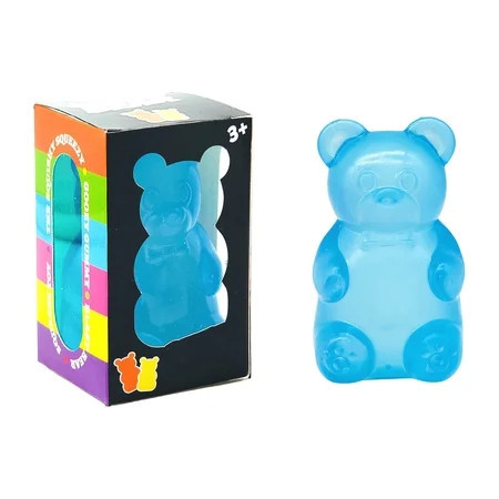 Nee D0h Gummy Bear Squishy Stress Toy, 3.15" Tall Ultra-Soft Decompression Venting Toy, Sugar Filled Sensory Fidget Toy for Students Kids Adults Stress Relief Focus | Walmart (US)