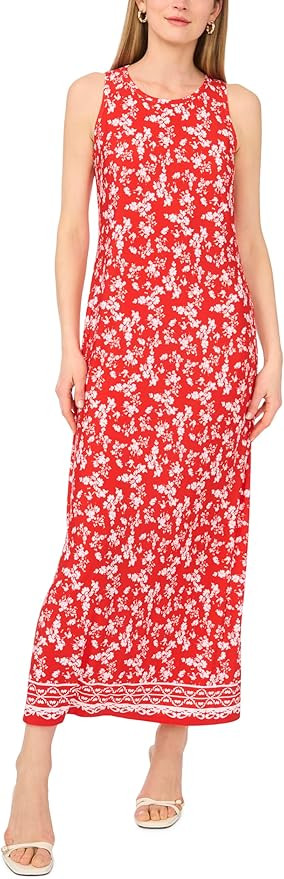 Vince Camuto Women's Sleeveless Keyhole Back Maxi Dress | Amazon (US)