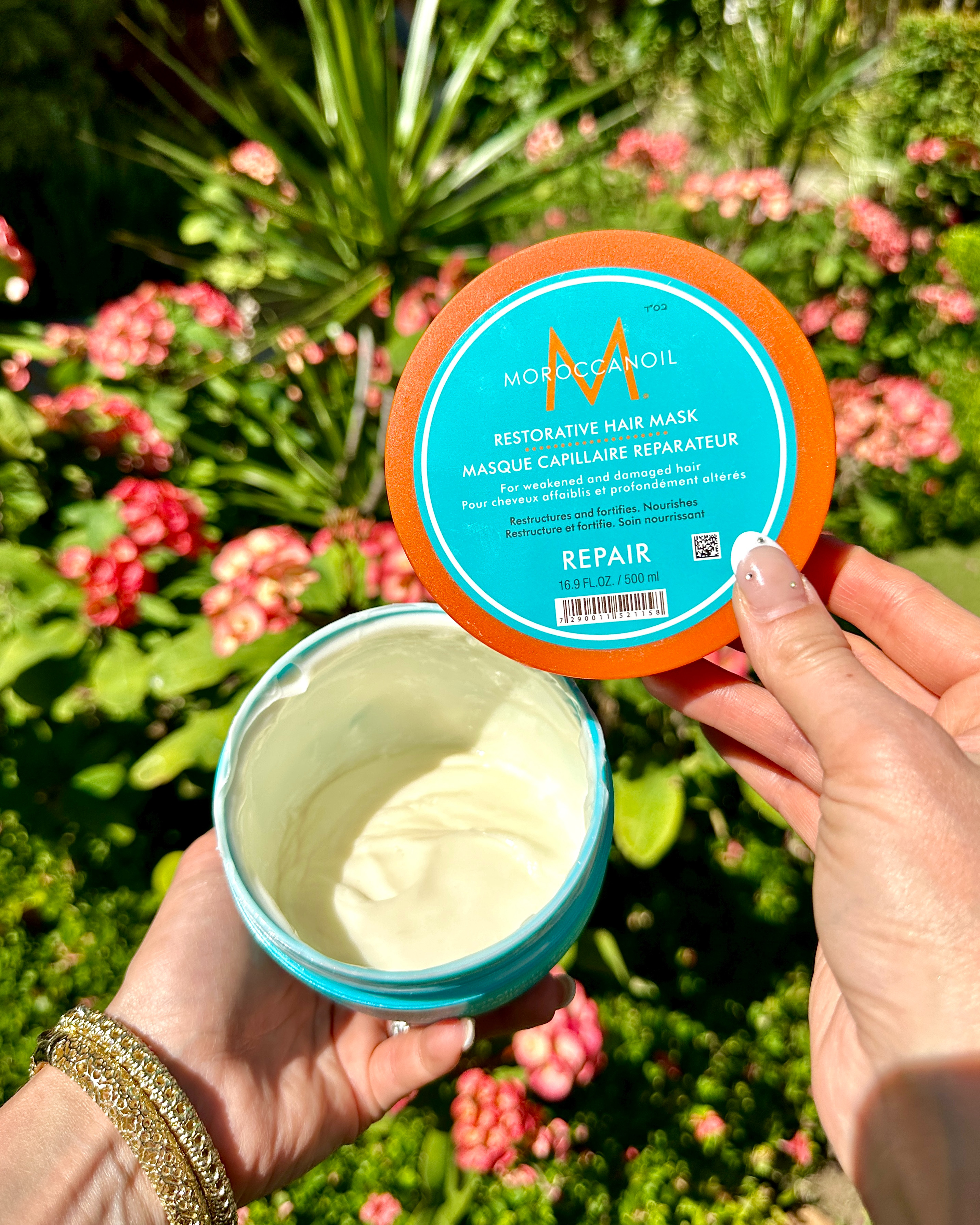 Give your hair a deep repair treatment moment ✨💖 with Moroccanoil Restorative Hair Mask! Formulated to help strengthen and nourish weakened or damaged strands, it leaves hair feeling softer, smoother, and more resilient after just one use 🌿💆‍♀️. Perfect for color-treated, heat-styled, or dry hair that needs extra care and hydration 👀✨. Trust me, this is one hair mask that feels like a salon treatment at home 💕

#moroccanoil #hairmask #haircare #damagedhair #beautyessentials #hairtreatment #healthyhair #shinyhair #selfcare #hairgoals #hydratedhair #frizzcontrol #beautyroutine #dailyessentials #ltkbeauty #ltkfinds #musthave #hairrepair #salonathome #softhair #glowup #haircarelover 

 