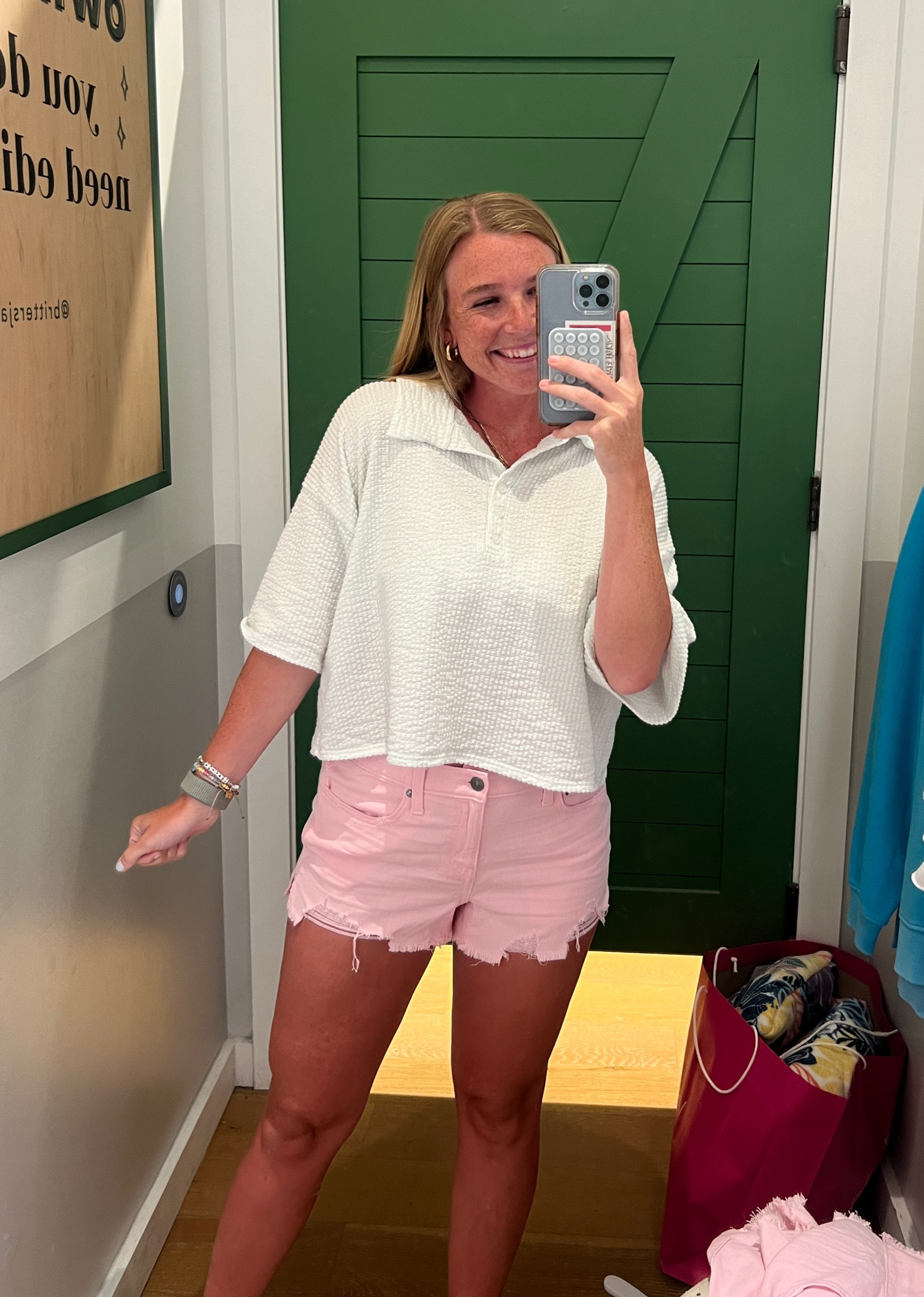 Loveeee that these shorts have a stretchy waistband! Size small!

#LTKfindsunder50 #LTKFestival #LTKSeasonal