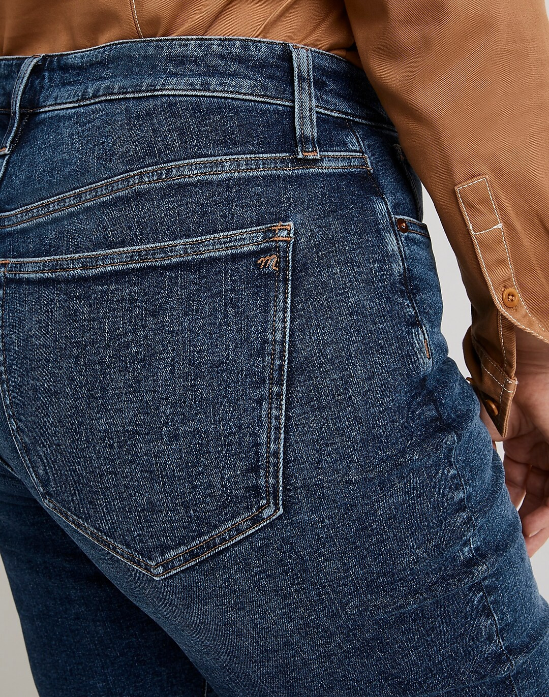 Plus Curvy Skinny Flare Jeans in Alvord Wash: Instacozy Edition | Madewell