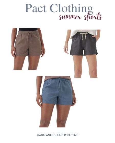 Some of my favorite shorts on sale! I love Pact non-toxic clothing and great quality clothing. 

#LTKSeasonal #LTKsalealert
