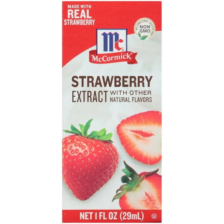 McCormick Strawberry Extract With Other Natural Flavors, 1.0 fl oz Box | Walmart (US)