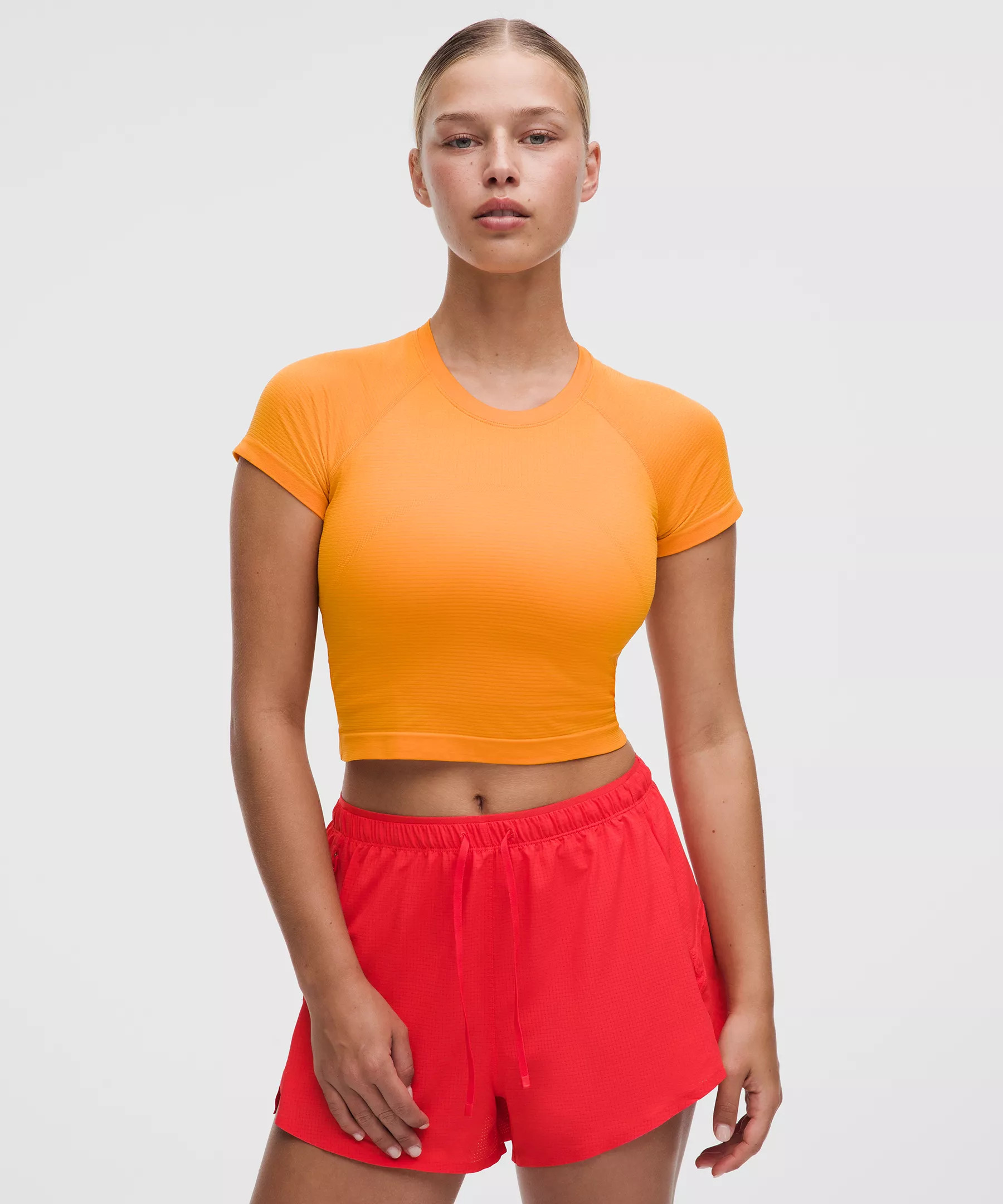 Swiftly Tech Cropped Short-Sleeve Shirt 2.0 | Lululemon (US)