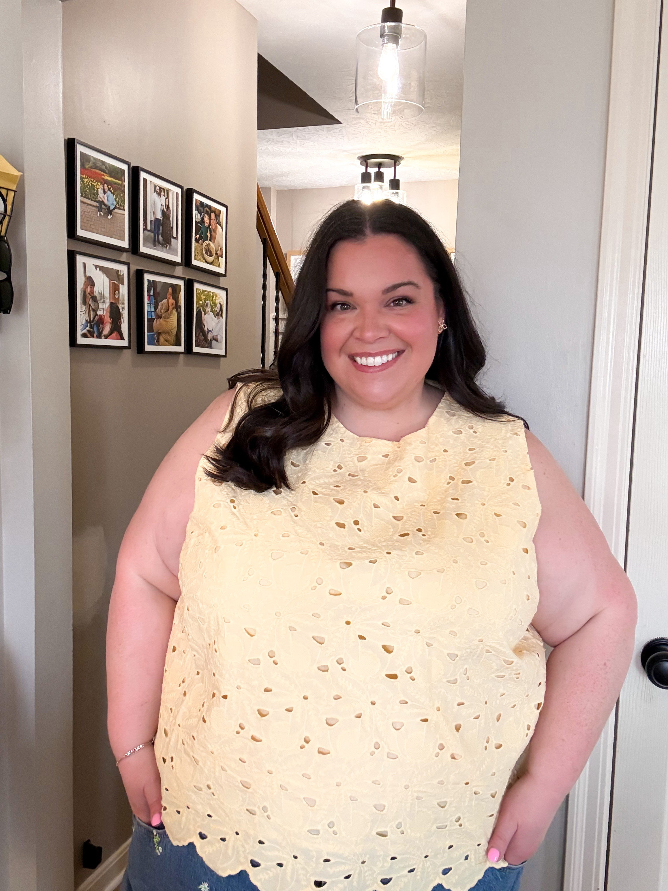 This top 💛 the eyelet detail is so good and  perfect for spring!! 


#LTKSaleAlert #LTKPlusSize #LTKootd