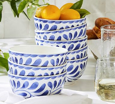 Puebla Outdoor Melamine Bowls | Pottery Barn (US)