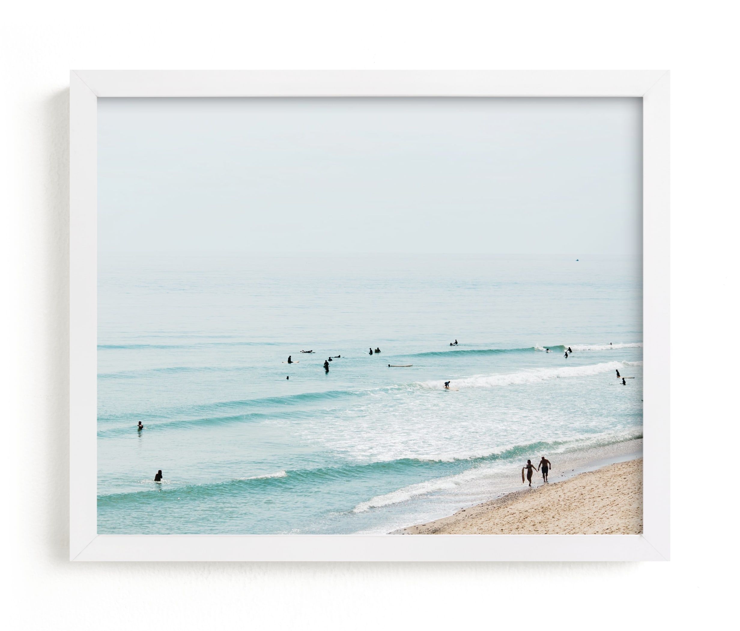 "Beach Summer Blues" - Photography Limited Edition Art Print by Helen Makadia Photography. | Minted