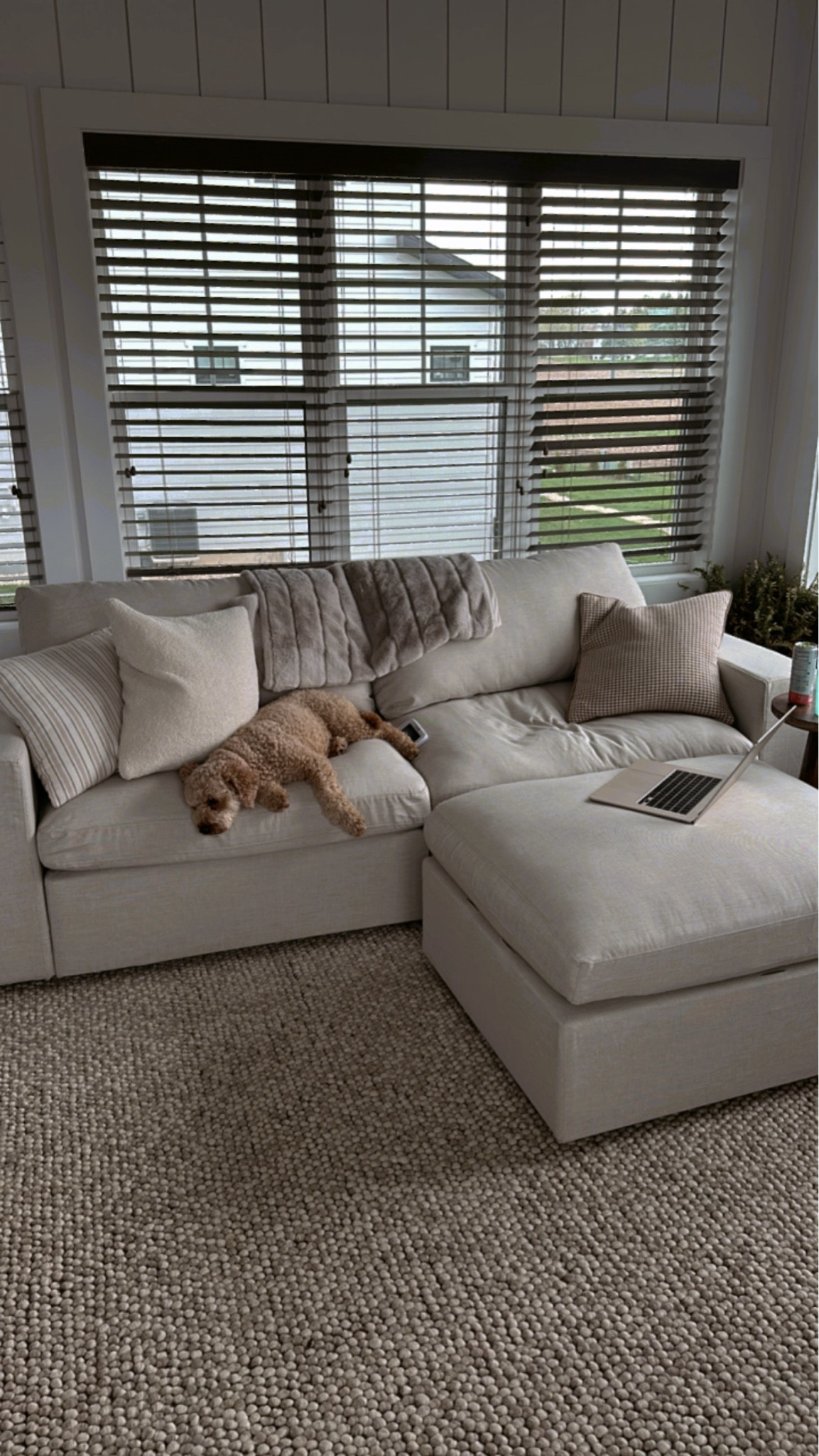 Our porch couch! 

#threeseasonroom #porchfurniture
#fourseasonroom #7thavenue #couch