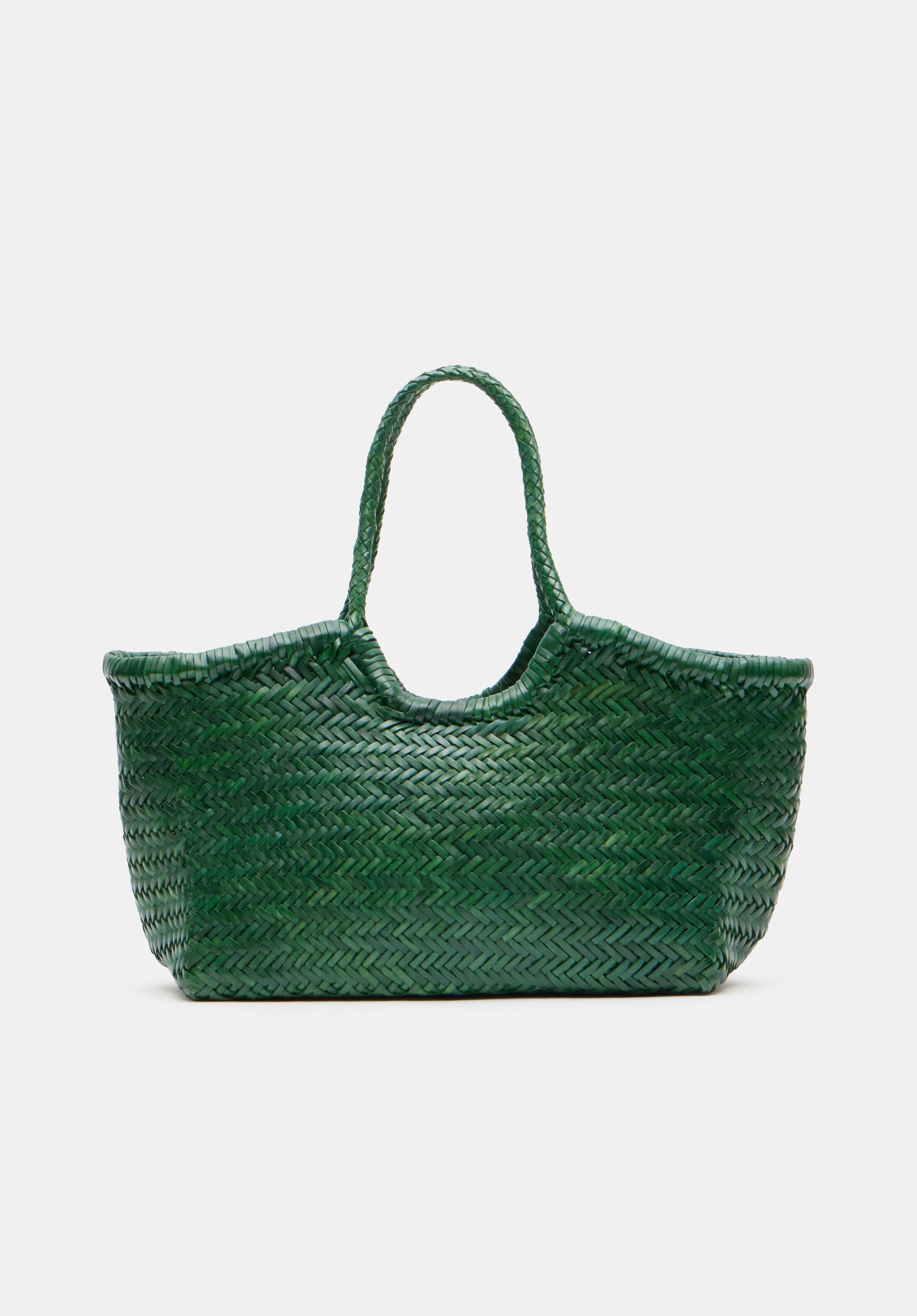 Kikapu Leather Weave Tote Bag | Hush UK