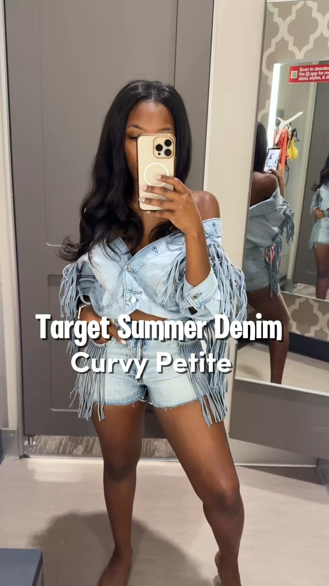 @Target summer denim haul! They have the cutest skirts and shorts with matching jackets! Perfect for the spring summer.

#LTKMidsize #LTKPetite #LTKU