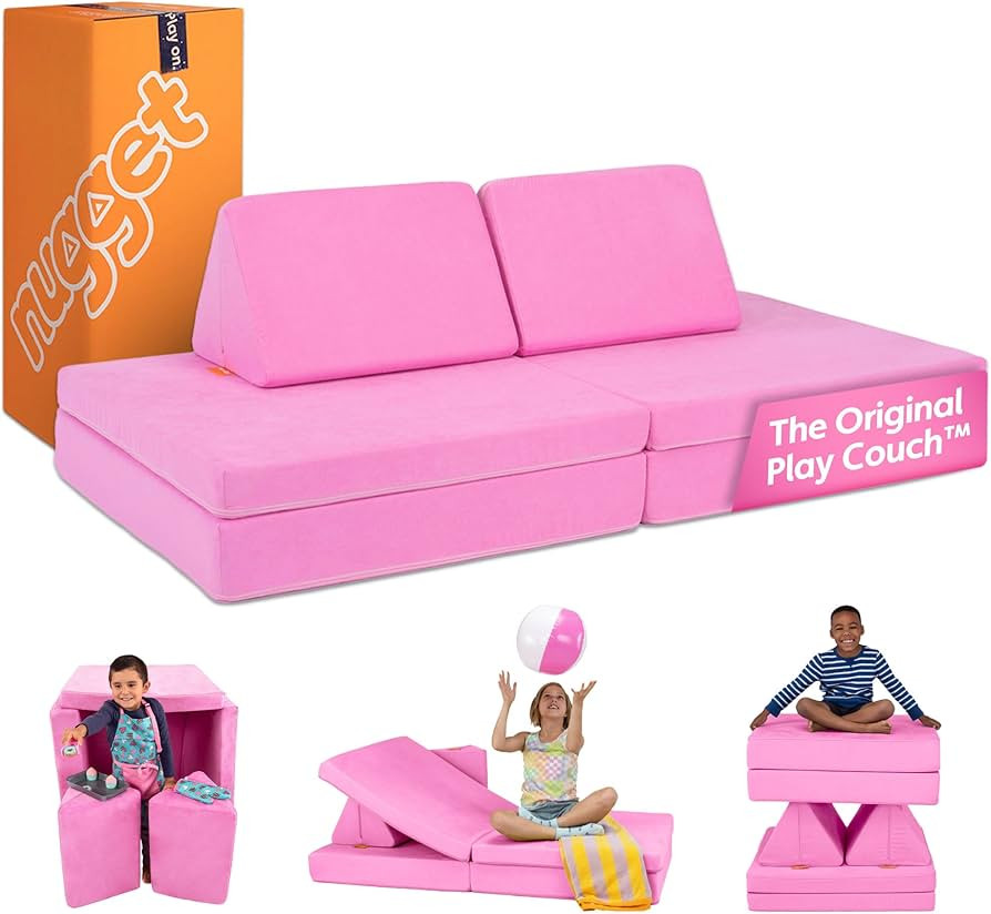 Nugget - The Original Play Couch for Kids - Modular Foam Children's Sofa for Playroom, Imaginatio... | Amazon (US)