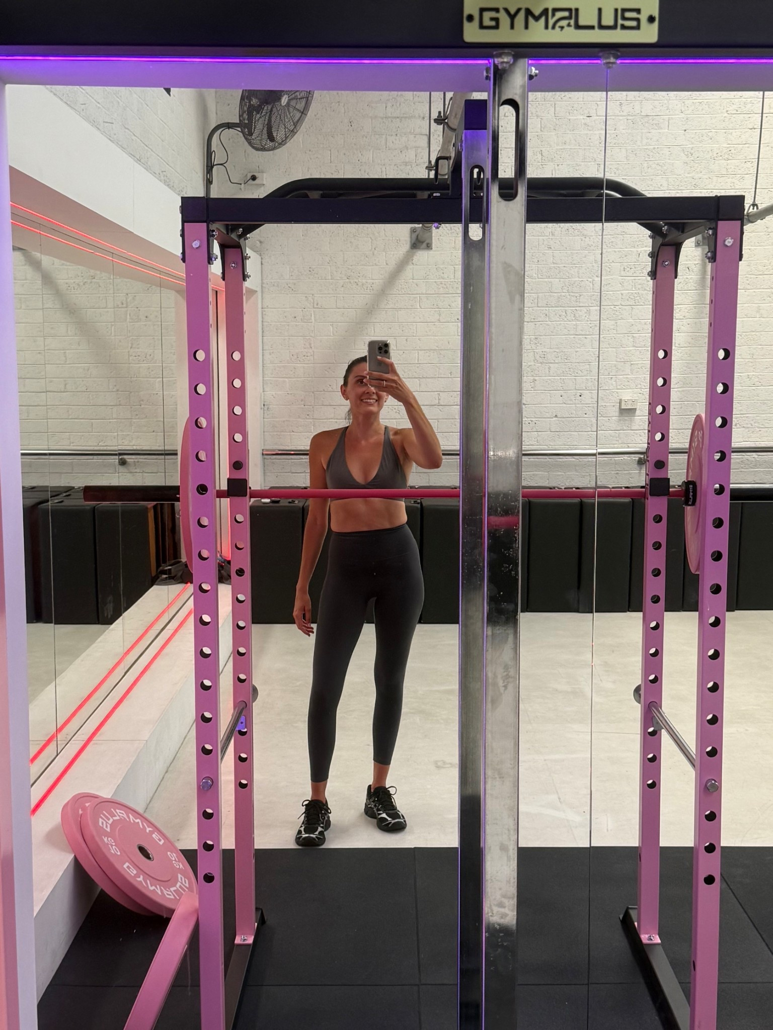 What I wore to the gym for a high-intensity workout. Bralette is Nimble - love how supportive but comfortable this is. Doesn’t dig into your back at all. Leggings are the liberty leggings from Lorna Jane’. Also supportive but really flattering as well. Super soft and feel amazing on the skin. Sneakers are asics! So good for running x 