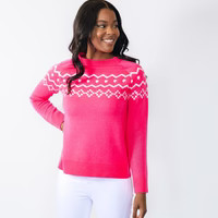 Hibiscus Fair Isle Sweater | Sail to Sable
