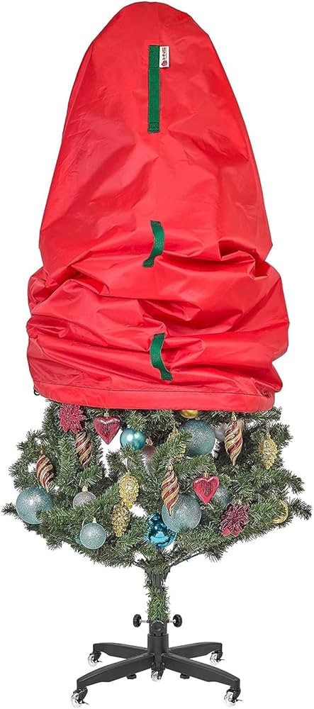 Upright Christmas Tree Storage Bag - Fits 7 Ft Artificial Xmas & Topiary Tree, Vertical Holiday C... | Amazon (US)