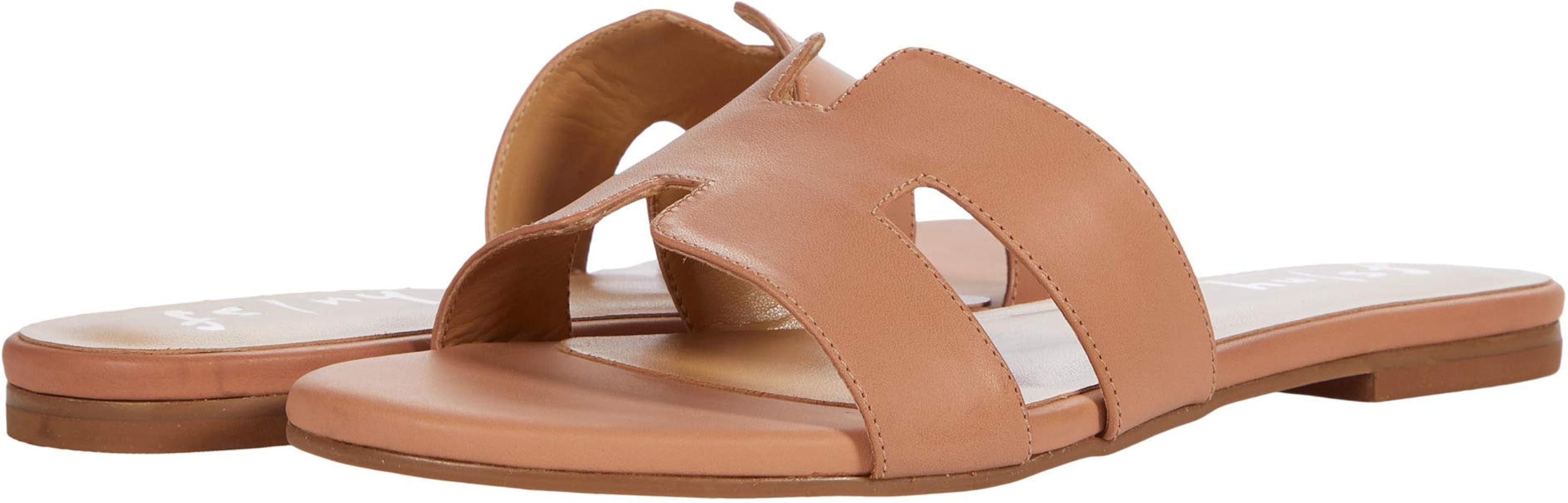 French Sole Alibi Sandal Camel Leather 7.5 M | Amazon (US)