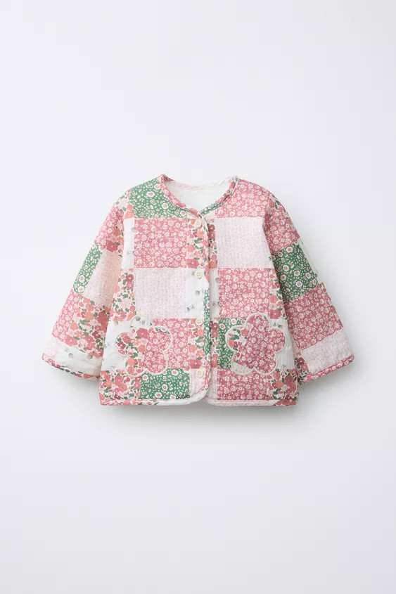 PATCHWORK QUILTED JACKET | Zara US