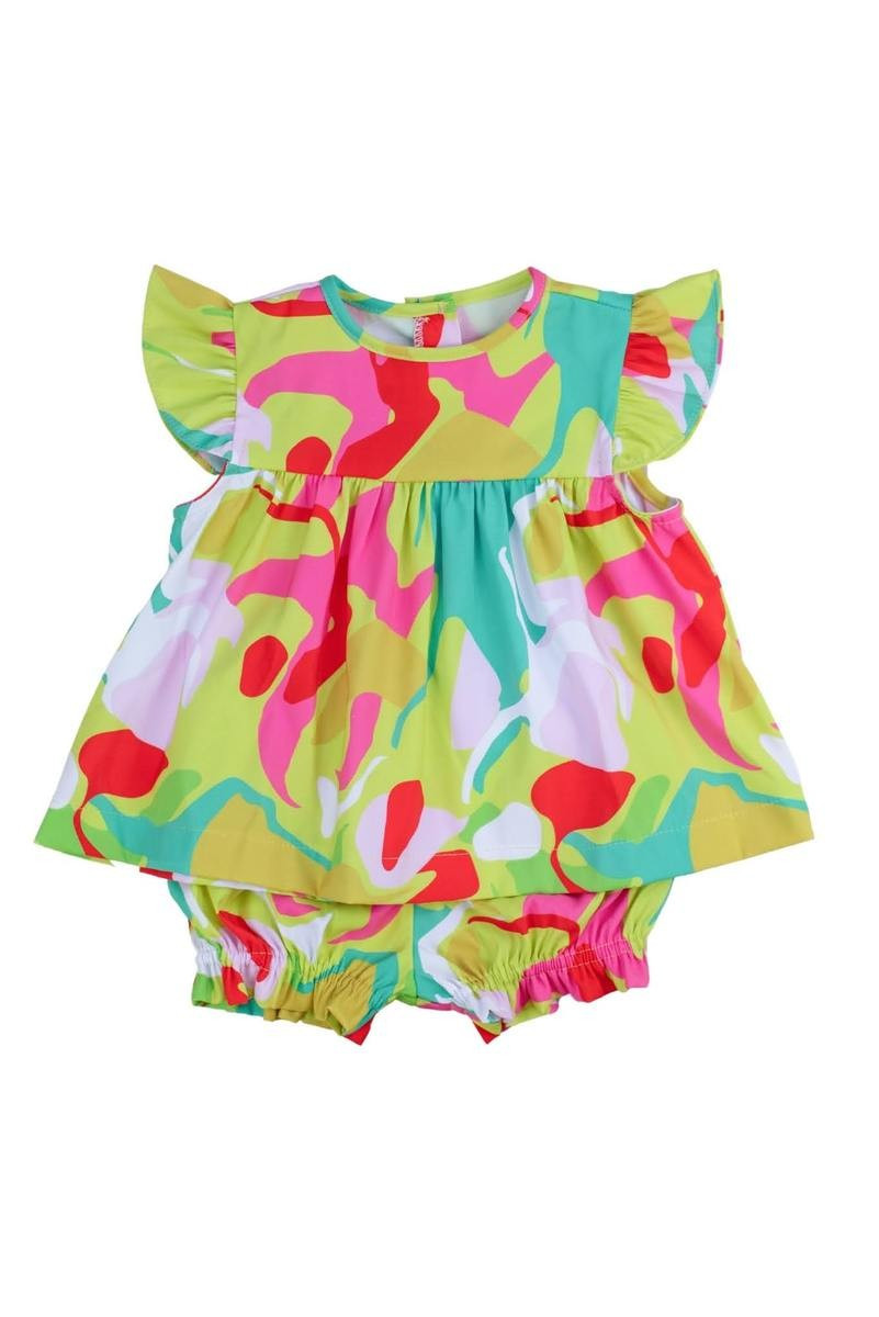 CROSBY Taffy Flutter Sleeve Shirt Set PRE-ORDER | Grace and James Kids