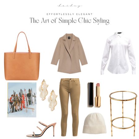 The Art of Simple Chic Styling. Styled outfit and home accents for fall/winter wardrobe building! Stunning pieces from Theory, Neiman Marcus, Chanel,  and more  

#LTKstyletip #LTKover40 #LTKSeasonal