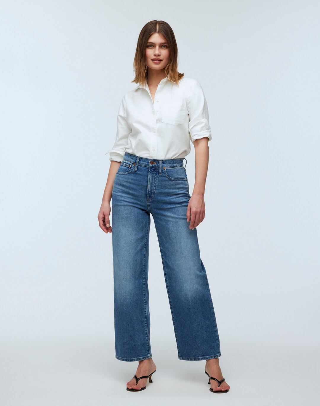 The Perfect Vintage Wide-Leg Jean in Norman Wash | Madewell