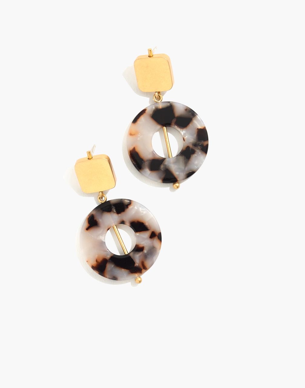 Linked Shapes Statement Earrings | Madewell