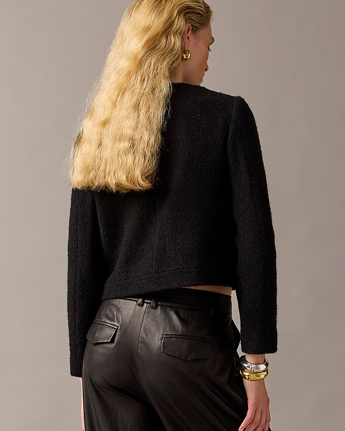 new color4.6(5 REVIEWS)Collection cropped lady jacket in Italian wool-blend bouclé$328.00BlackSe... | J. Crew US