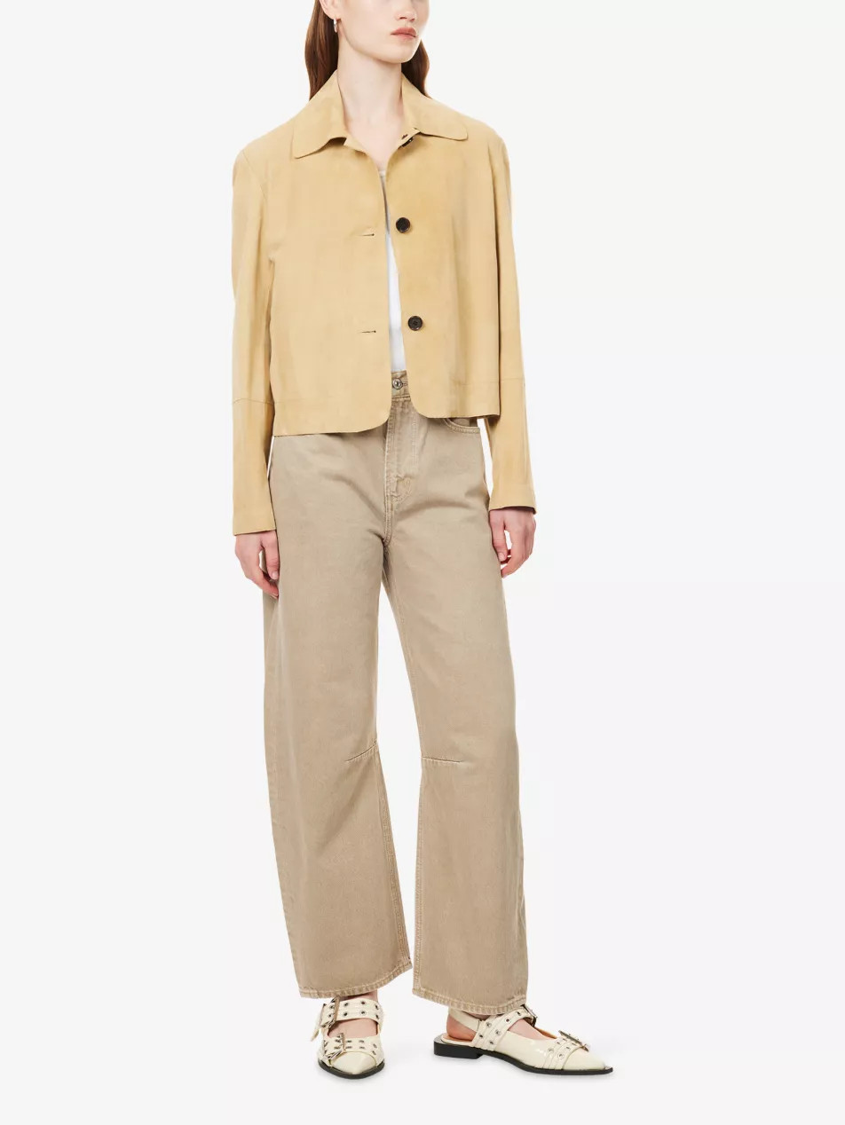 Miro Barrel-Leg Cotton Trousers | Selfridges