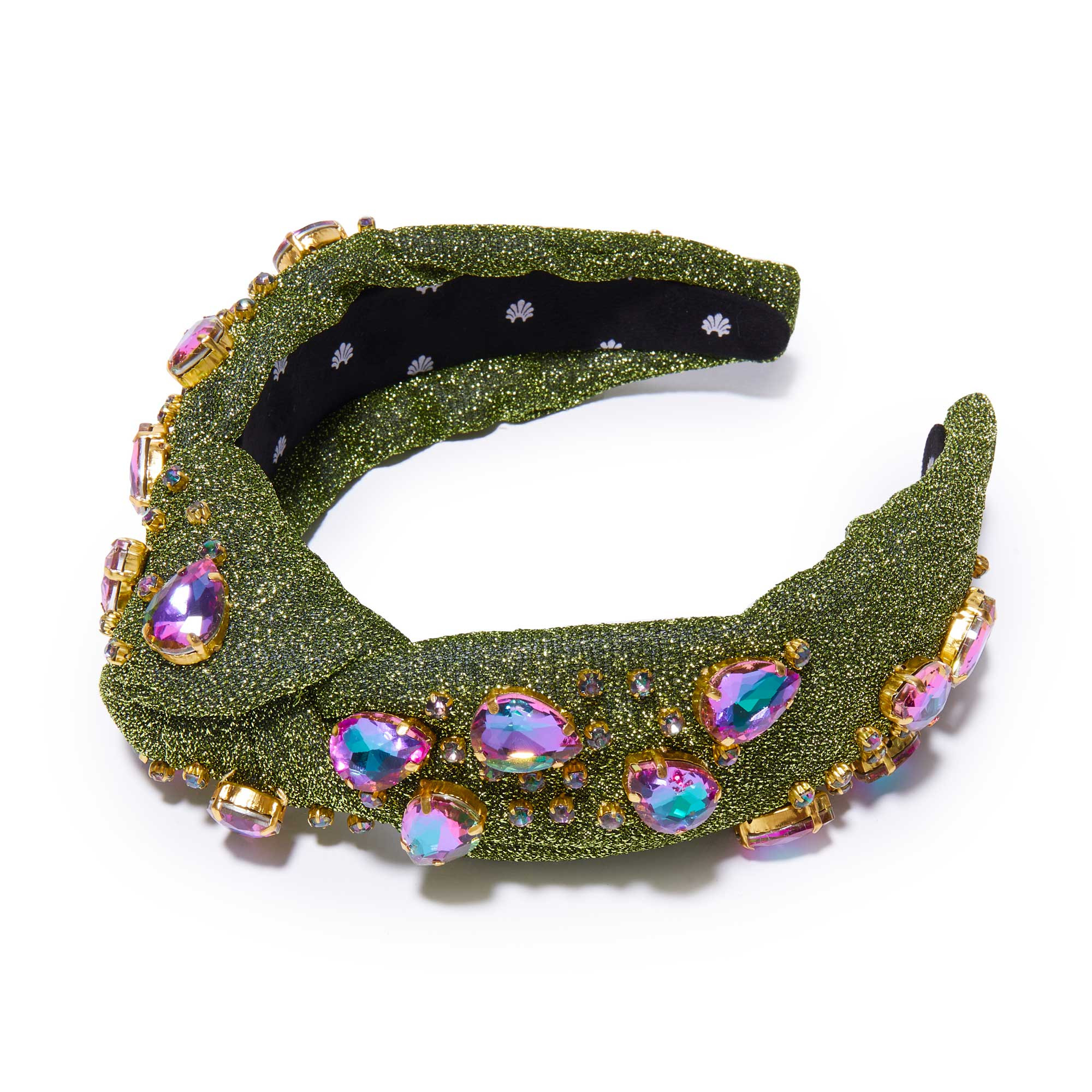 EARTH LELE SADOUGHI X WICKED ELPHABA KNOTTED CRYSTAL SHIMMER HEADBAND | LELE SADOUGHI