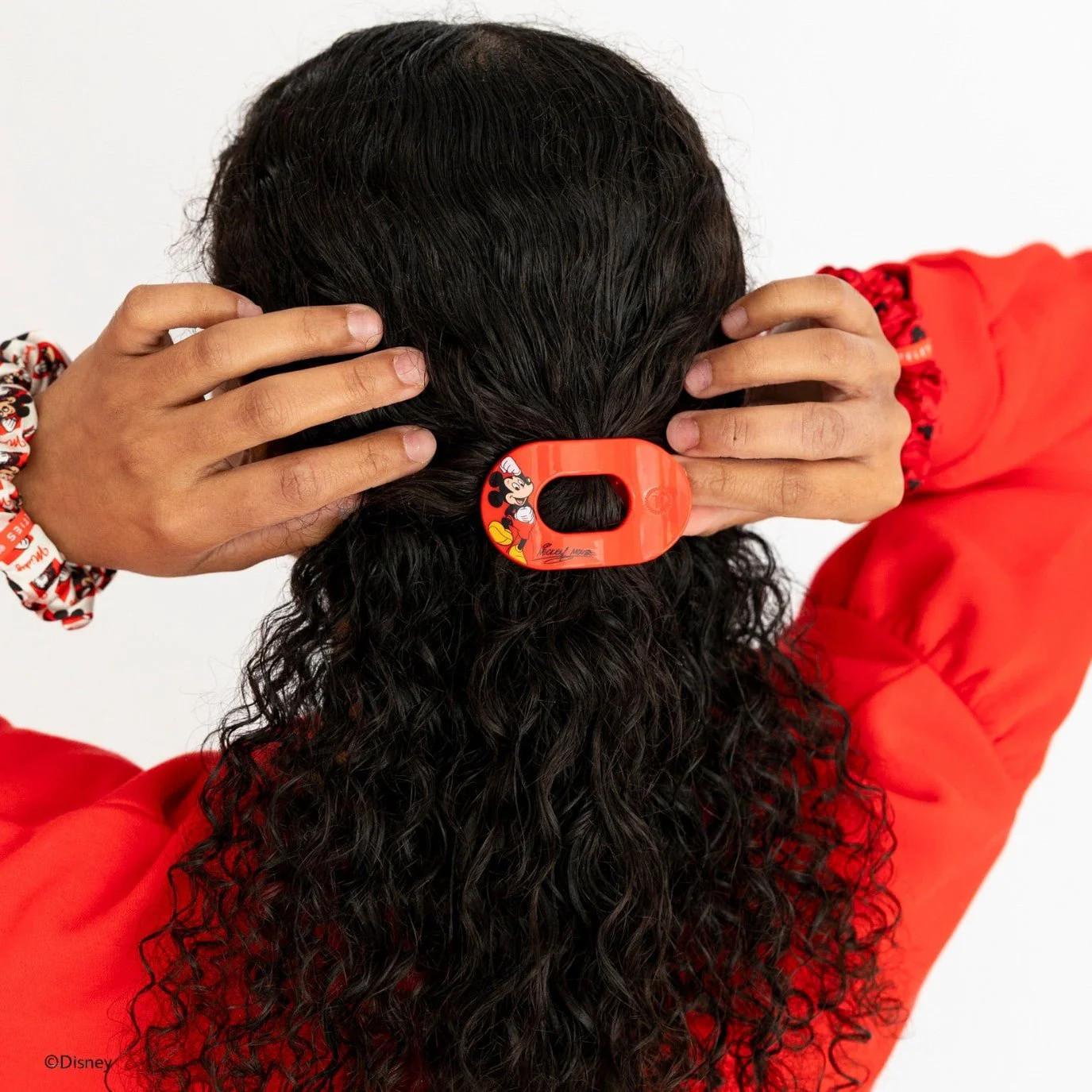 Mickey Mouse Small Flat Round Hair Clip | TELETIES