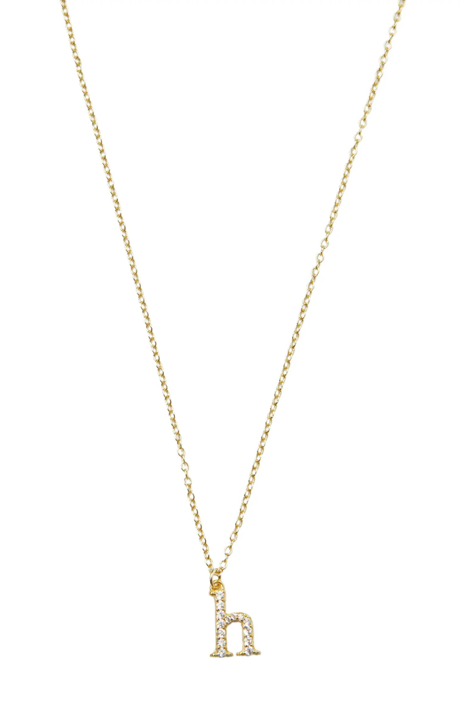 Mini Pavé Initial Necklace | Nordstrom