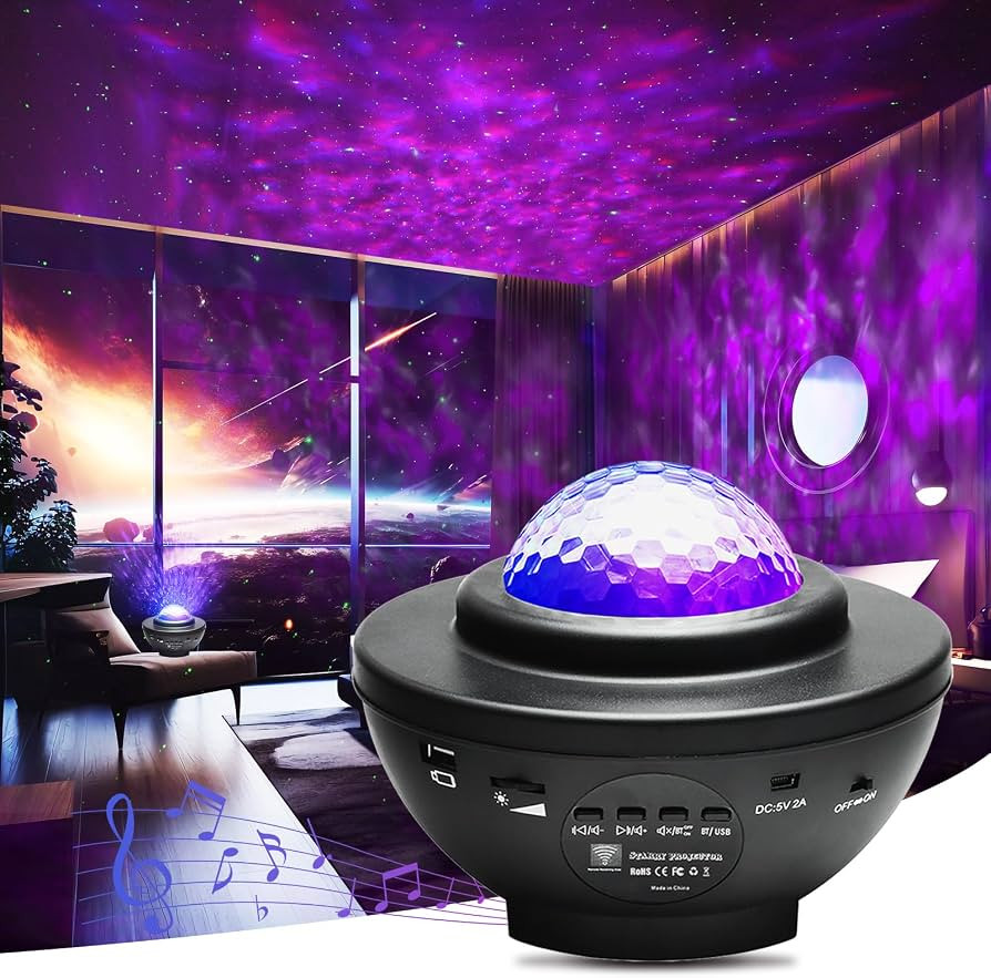 DayBix Star Projector Galaxy Night Light, Galaxy Projector for Bedroom with Bluetooth Speaker, Ti... | Amazon (UK)