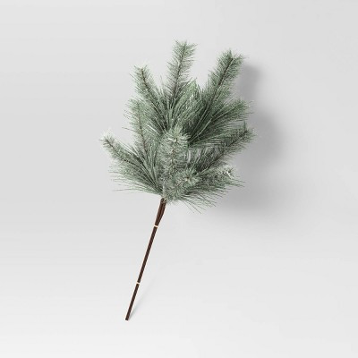 Long Needle Flocked Artificial Christmas Stem - Threshold™ | Target