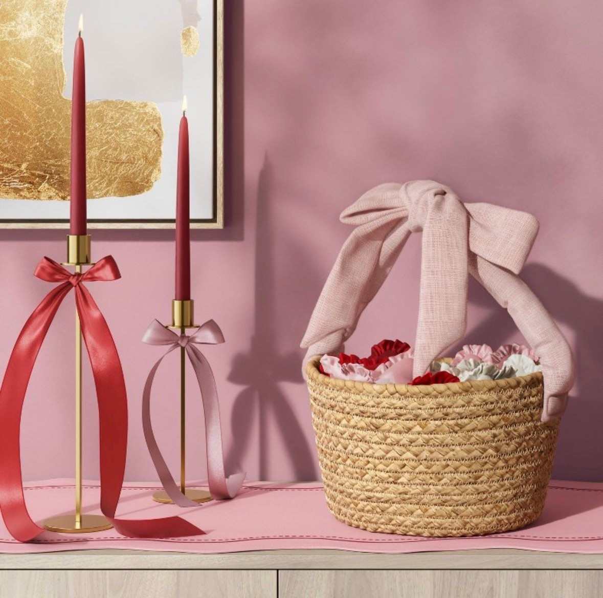 These baskets are only $10. They are so cute. The ribbon doesn’t stand up but it does lay beautifully on the side. Which honestly I prefer. It’s about 9”. Perfect for a small basket for a friend, teacher, valentines. 

#valentines #easter #kids #basket #easterbasket #valentinesgift #gifts 

#LTKSeasonal #LTKValentine #LTKKids