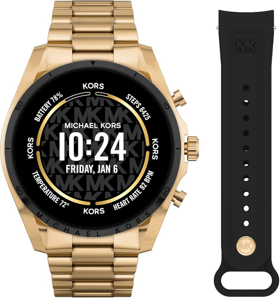 Michael Kors Men's or Women's Gen 6 44mm Touchscreen Smart Watch with Alexa Built-In, Fitness Tra... | Amazon (US)