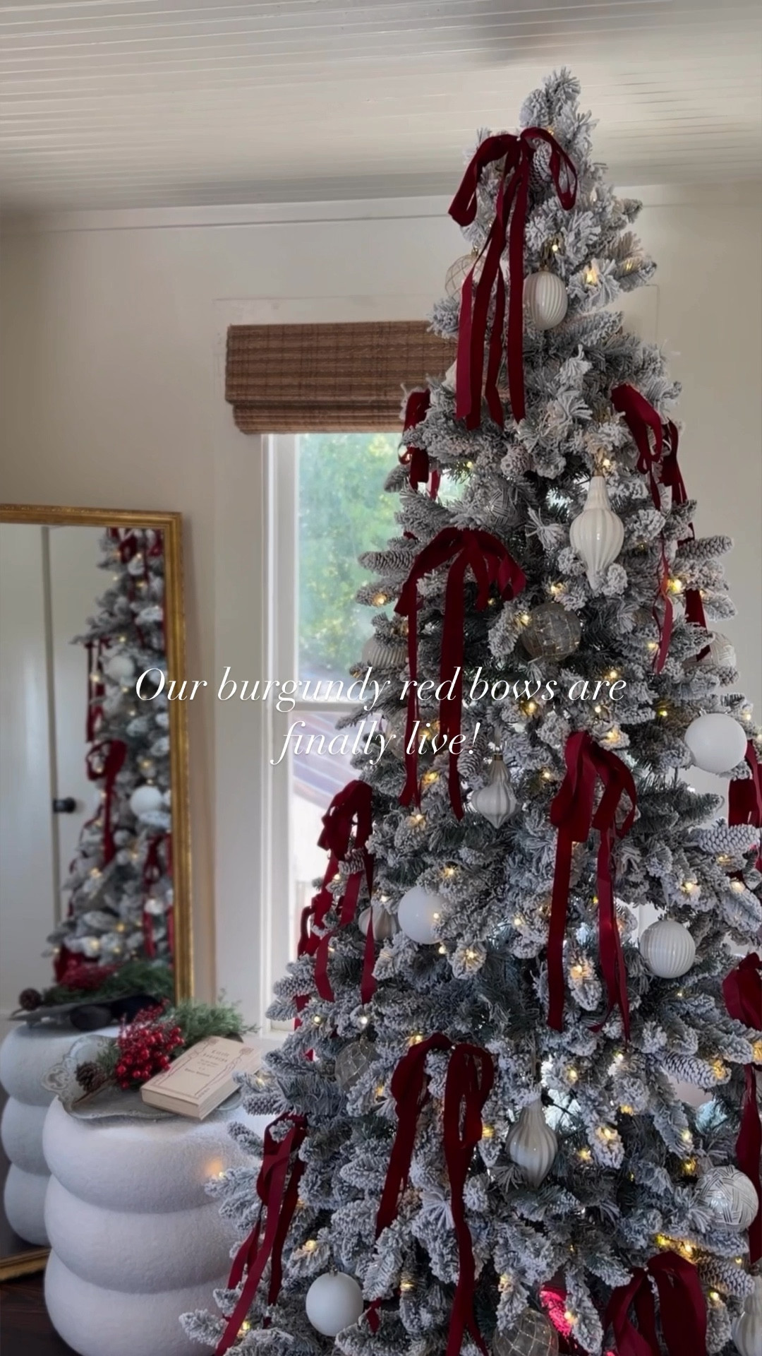 Our new velvet burgundy red drapey bows are now live! 

#LTKHome #LTKSeasonal #LTKHoliday