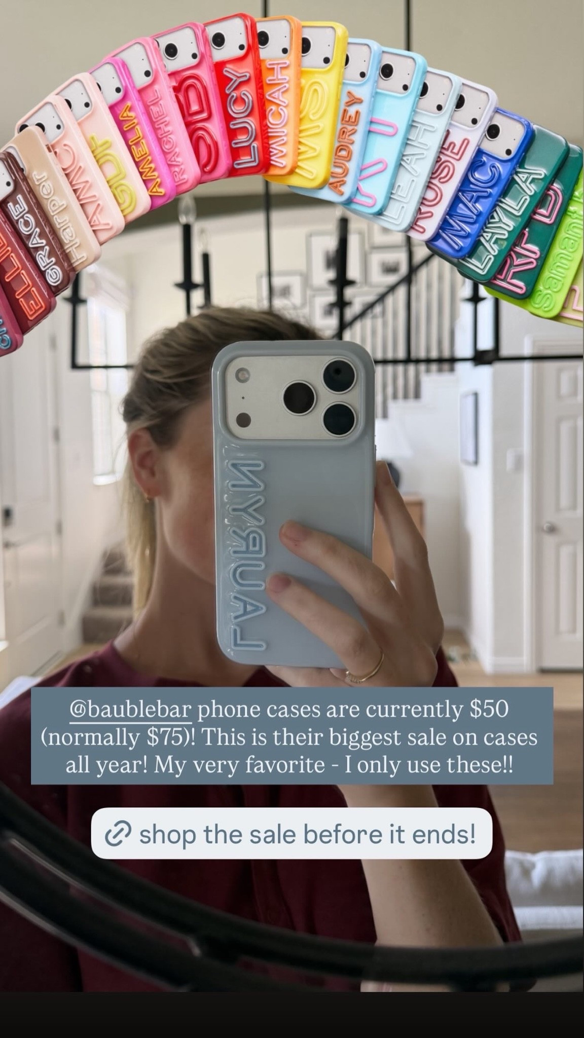 Baublebar phone cases are on sale right now!!