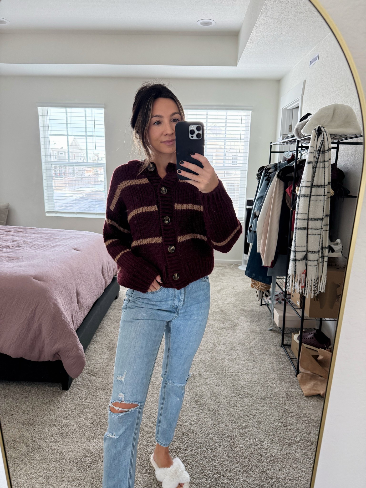 Living in these chunky sweaters lately. Wearing a size small 

#LTKdayinmylife #LTKmomlife #LTKOver40