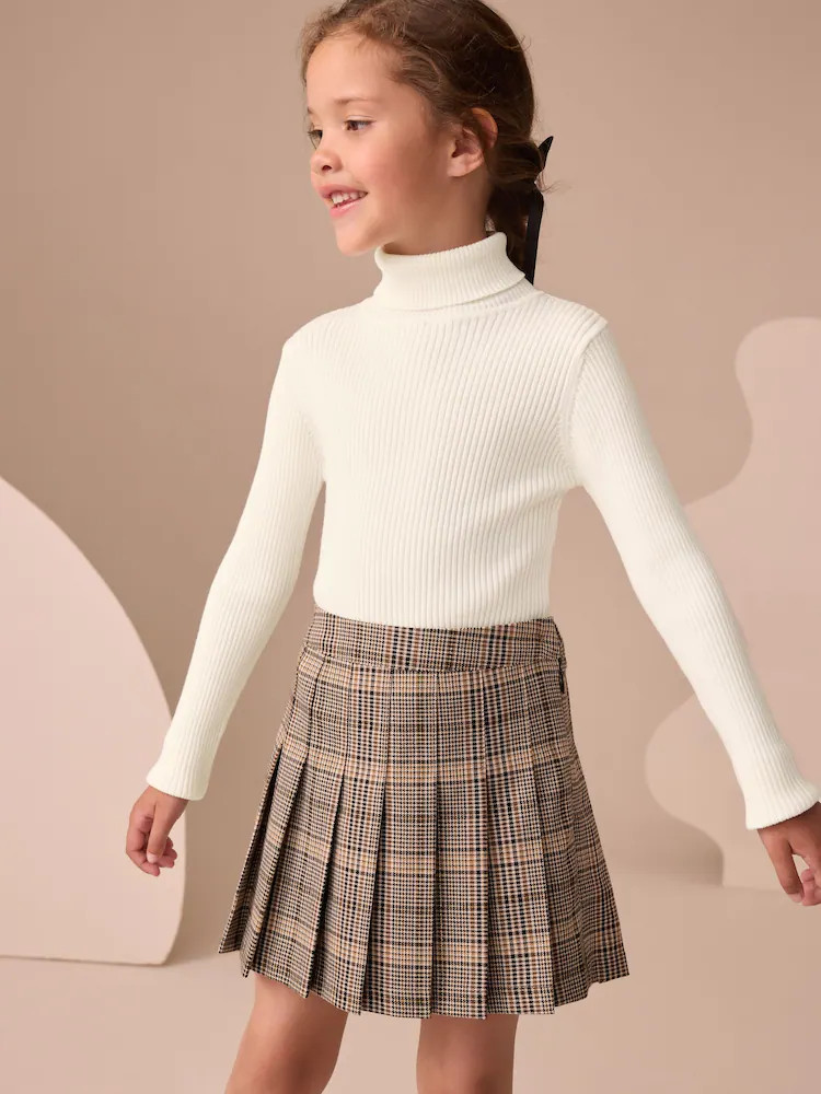 Ecru Roll Neck Knit Jumper (3-16yrs) | Next US